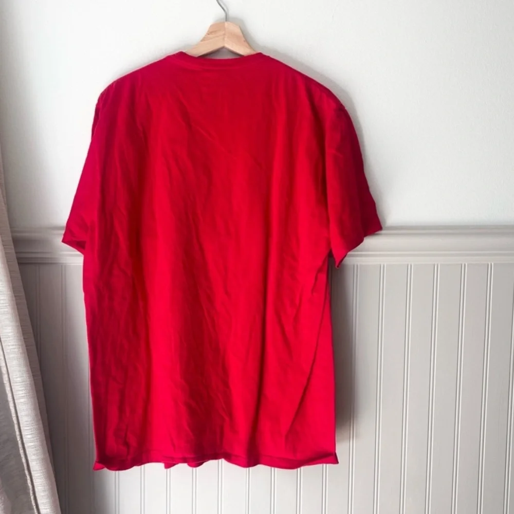 Adidas Chicago Bulls NBA Red Graphic Tee Mens XL